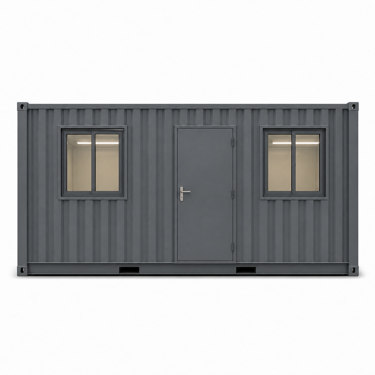 Fitted insulated 20-foot office container – 6.06 x 2.44 x 2.59 m - image 2