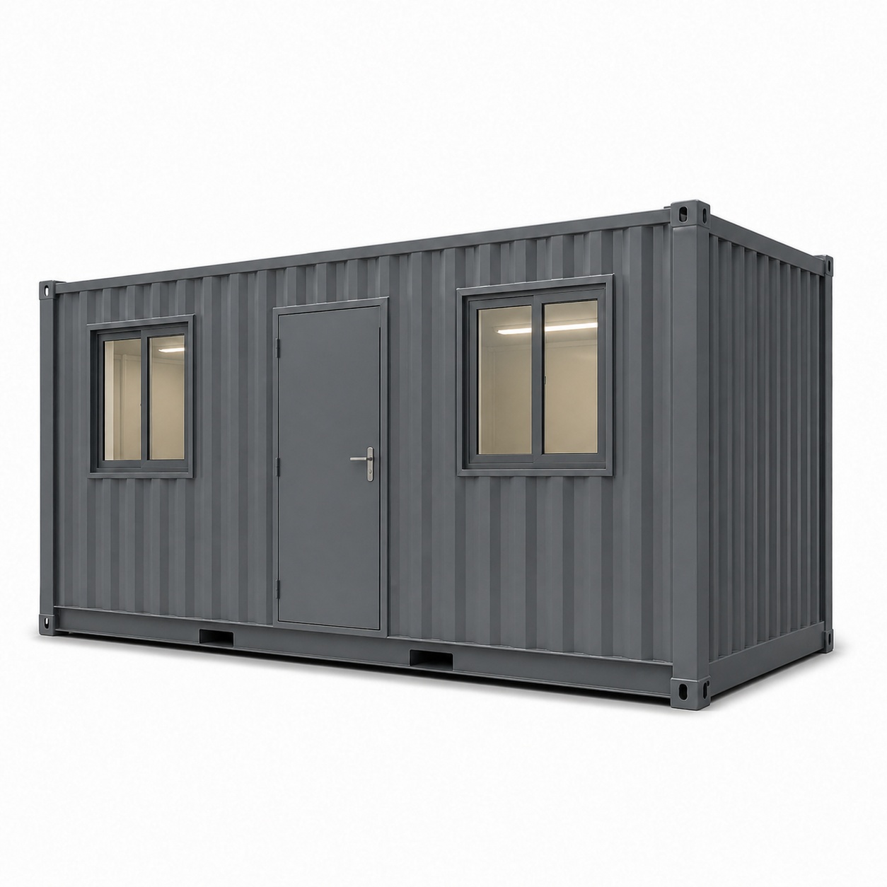 Fitted insulated 20-foot office container – 6.06 x 2.44 x 2.59 m - image 4