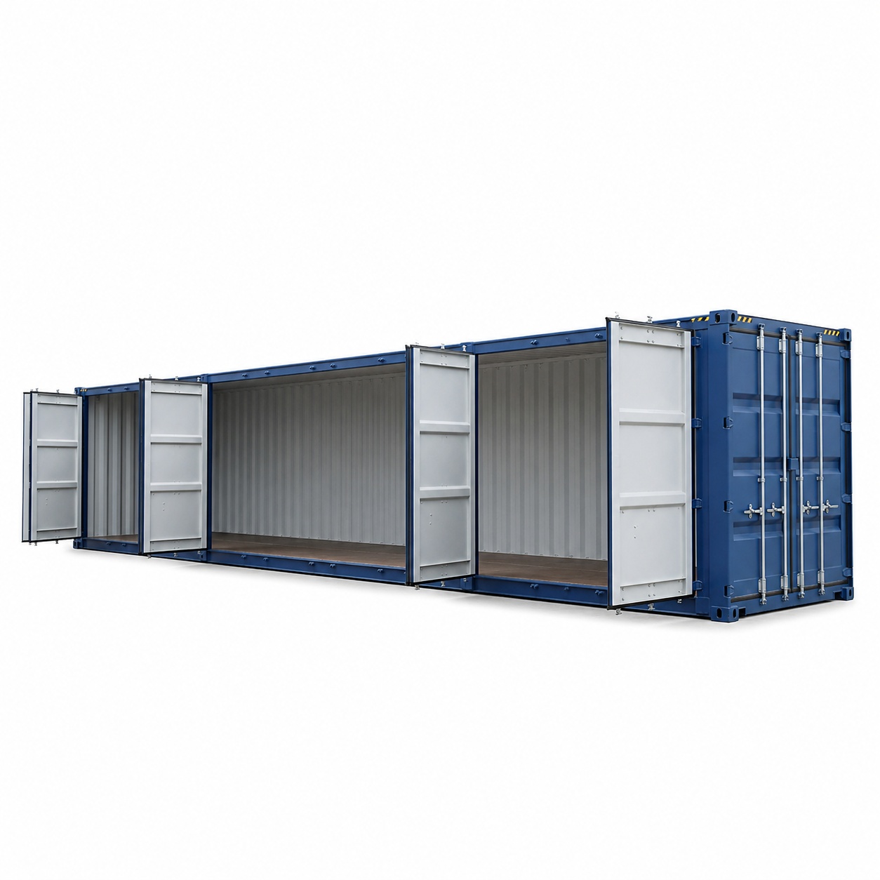 Conteneur open side 40 pieds à ouverture latérale – 12,19 x 2,44 x 2,59 m